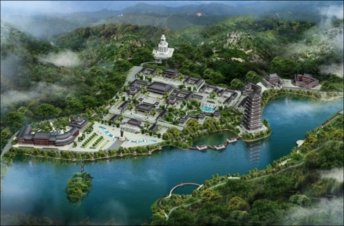 湖南贺州飞来寺规划设计