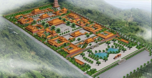 雅安二祖寺庙规划设计